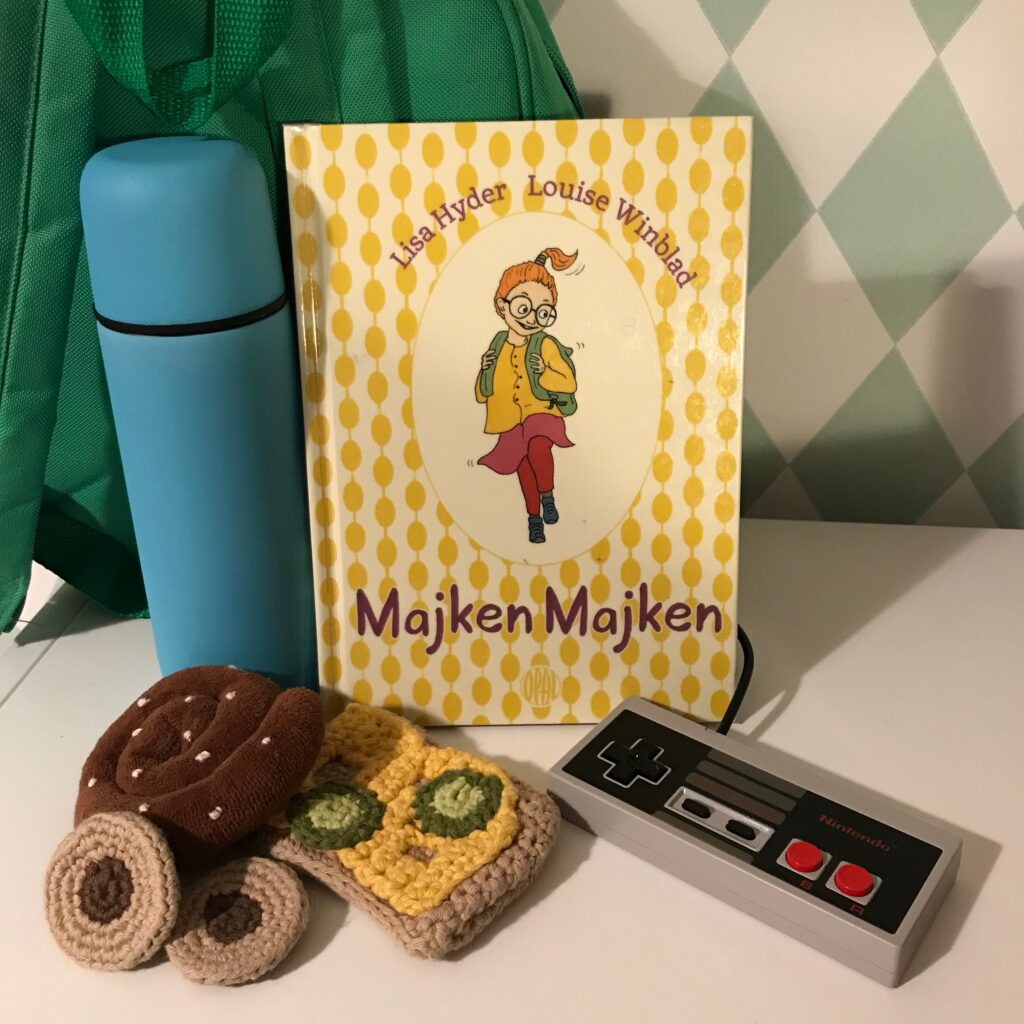 Boktips -illustrerade kapitelboken "Majken Majken" av Lisa Hyder och Louise Winblad.