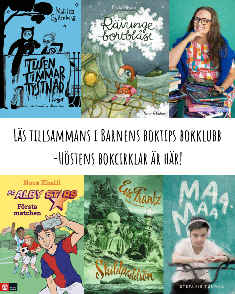 Bokcirkelböcker i Barnens boktips bokklubb